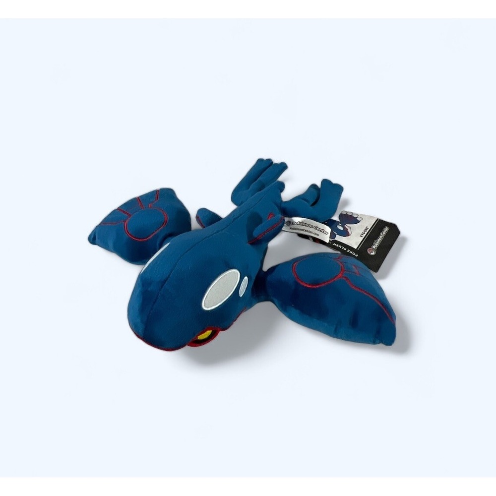 2014‎ Pokemon Center Kyogre Plush Large 12" Blue Stuff Animal.